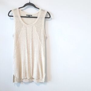 Cable & Gauge Cream Tank Top